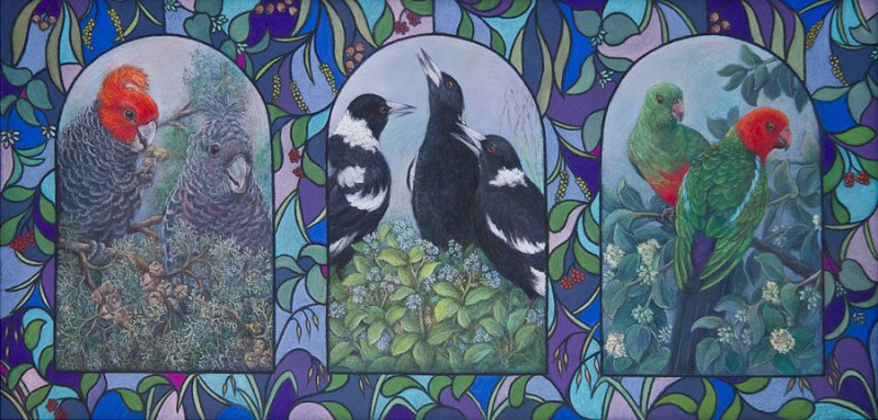 Looking out and around.jpg - Looking out and around - Best Flora & Fauna  Artists Society of Canberra 2010